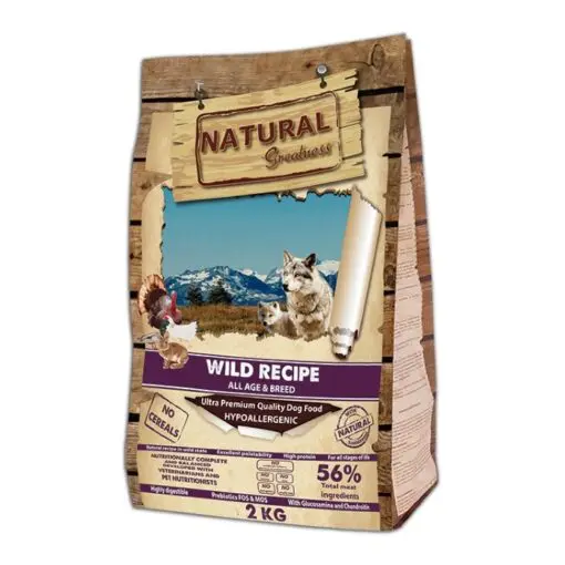 Natural Greatness teraviljavaba koerte kuivtoit Wild Recipe