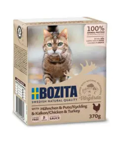 Bozita kassikonserv Chicken & Turkey in sauce 370g