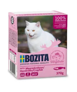 Bozita kassikonserv Crayfish in Jelly 370g