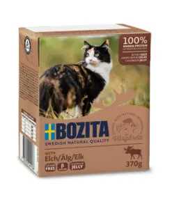 Bozita kassikonserv Elk (põdraliha) in Jelly 370g