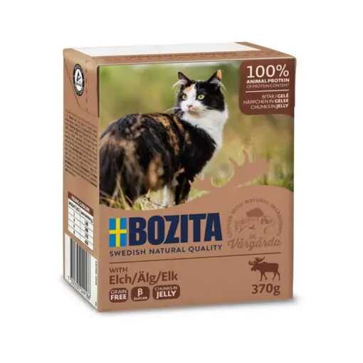 Bozita kassikonserv Elk (põdraliha) in Jelly 370g