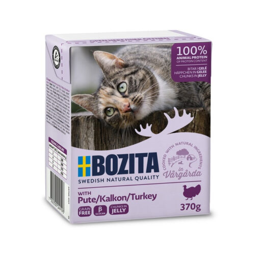 Bozita kassikonserv Turkey in Jelly 370g