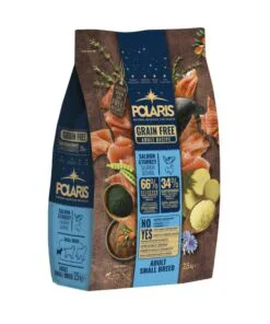 Polaris teraviljavaba koerte kuivtoit väikest tõugu koertele Salmon & Turkey