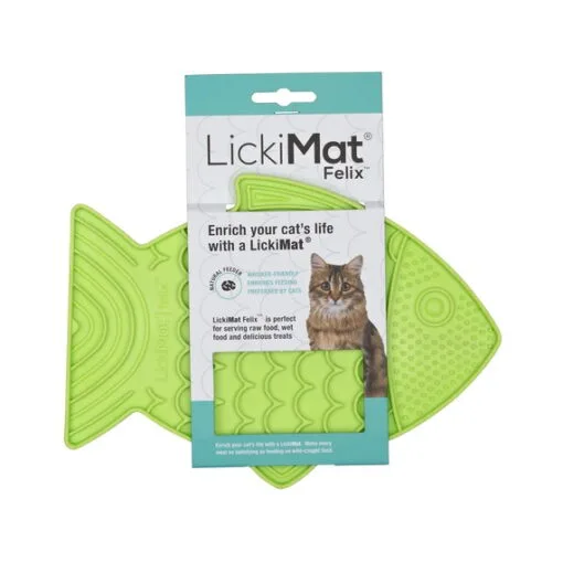 LickiMat Classic Felix kassidele roheline pakend