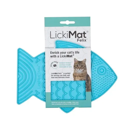 LickiMat Classic Felix kassidele sinine pakend