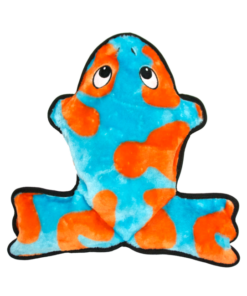Pehme koerte mänguasi Invinc Frog sinine oranž