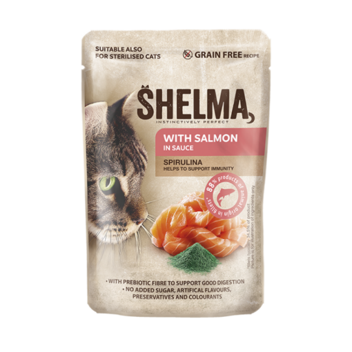 Shelma kassieine lõhefileed spirulinaga kastmes