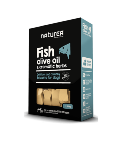 Naturea teraviljavabd küpsised koertele Fish, olive oil & aromatic herbs kala, oliivõli ja maitsetaimedega