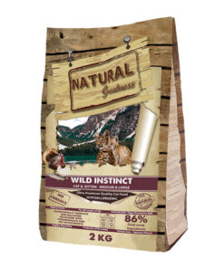 Natural Greatness teraviljavaba kasside kuivtoit Wild Instinct m-l-2kg