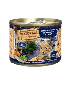Natural Greatness konserv kassidele lõhe ja kalkuniga