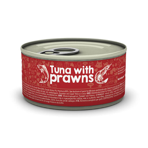 Naturea konserv kassidele Tuna with Prawns