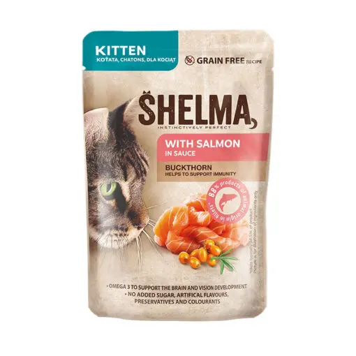 Shelma kassieine KITTEN lõhefileed kastmes
