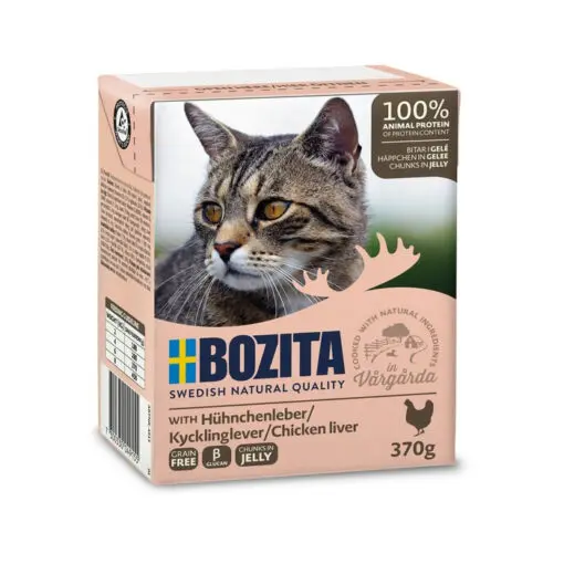 Bozita kassikonserv Chicken Liver in Jelly 370g