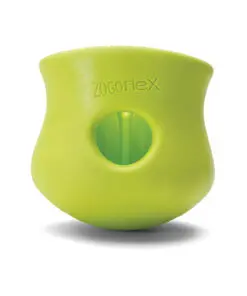 West Paw Zogoflex Toppl kummist mänguasi koertele, roheline L