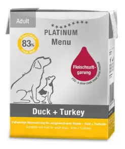 Koerakonserv Platinum MENU pardi- ja kalkunilihaga