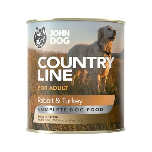John Dog konserv koertele küüliku ja kalkuniga