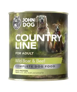 John Dog konserv koertele metssea ja veisega