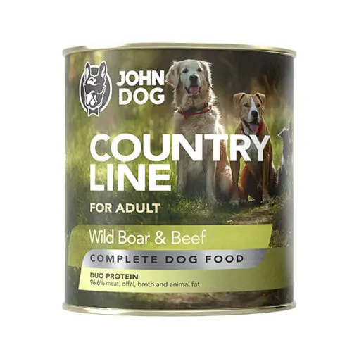 John Dog konserv koertele metssea ja veisega