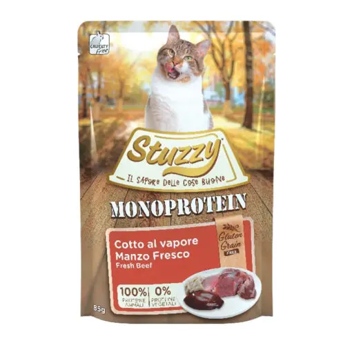 Stuzzy monoproteiin konserv kassidele veisega