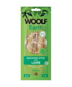 Woolf koeramaius lambaga Noodhide Stick with Lamb L