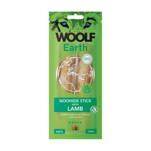 Woolf koeramaius lambaga Noodhide Stick with Lamb L