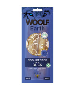 Woolf koeramaius pardiga Noodhide Stick with Duck L