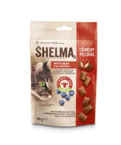 Shelma veise-ja mustikatäidisega padjakesed kassidele