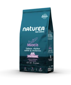 Naturea kassi kuivtoit Lands Miacis Salmon Chicken Rabbit & Anchovies