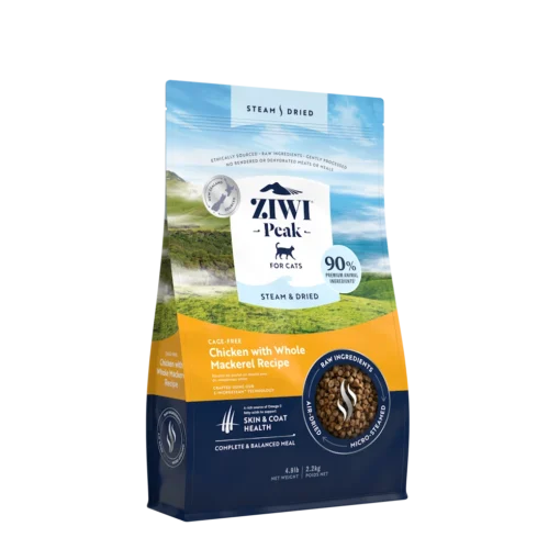 ZIWI Peak Steam & Dried kassitoit kana ja makrelliga_2,2kg