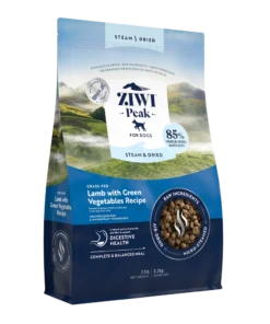 ZIWI Peak® Steam & Dried koeratoit lamba ja roheliste köögiviljadega_3.2kg