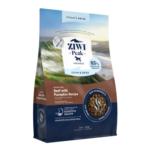 ZIWI Peak® Steam & Dried koeratoit veise ja kõrvitsaga