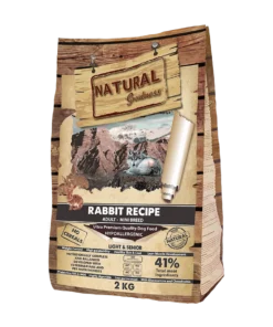 Natural Greatness teraviljavaba koerte kuivtoit Rabbit Recipe Mini Light & Fit-2kg