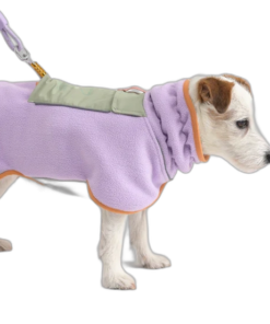 Woolly Wolf Fleece Pullover Lavender 4