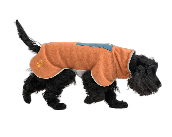 Woolly Wolf Fleece Pullover Terracotta 4