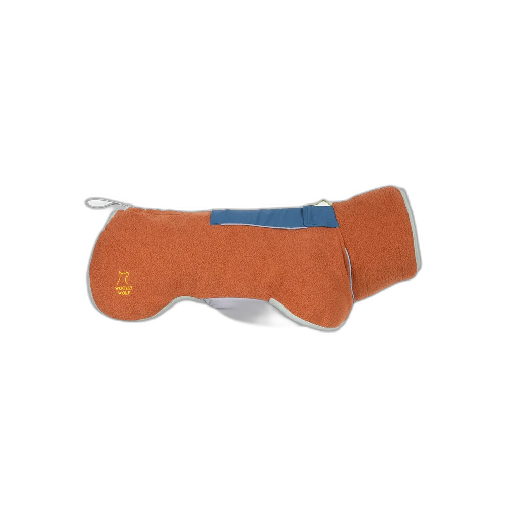 Woolly Wolf Fleece Pullover Terracotta