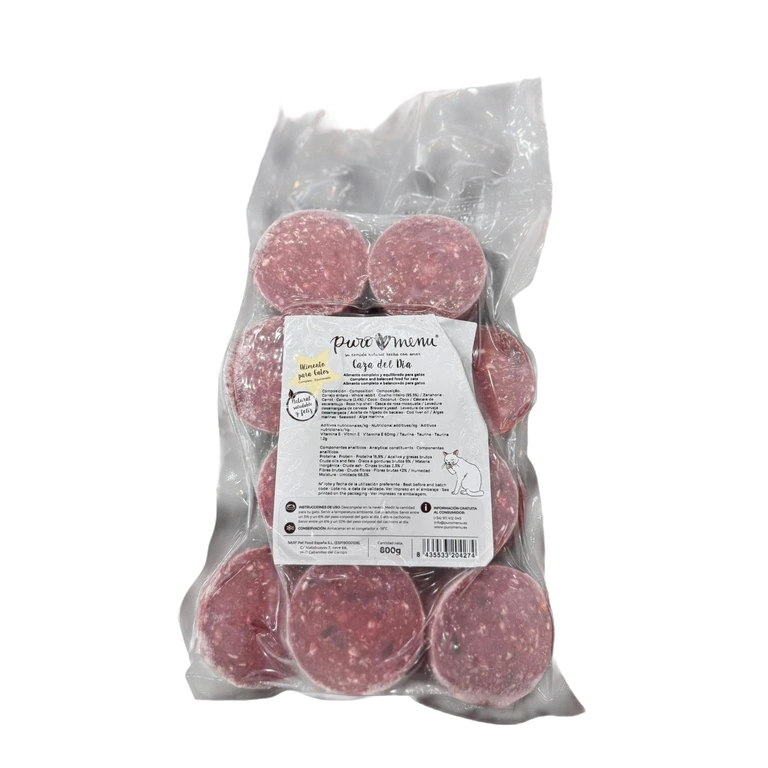 Puromenu Days Catch Tasakaalustatud Toortoit Kassidele Kuulikuga 800g.webp