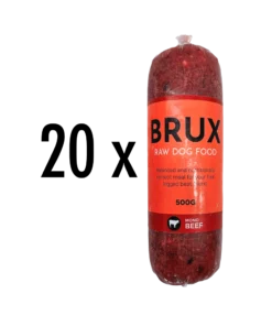 Brux Tasakaalustatud Toortoit Koertele Mono Veis 10kg.webp