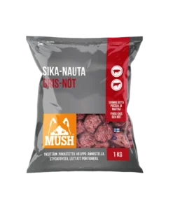 Mush Tasakaalustamata Toortoit Koertele Kassidele Siga Veis Lihapallid 1kg.webp
