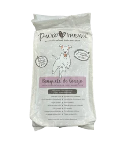 Puromenu Rabbit Banquet Tasakaalustatud Toortoit Koertele Kuulikuga 1kg.webp